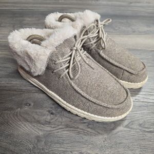 Hey Dude Women's Wendy Britt Fold Boot Women's Size 8 Shoes Sneakers